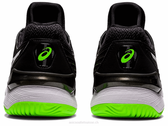 cour ff 2 gecko noir/vert Asics L6N0K1166