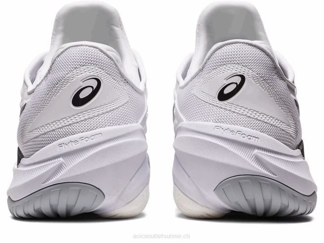 cour ff 3 blanc noir Asics L6N0K384