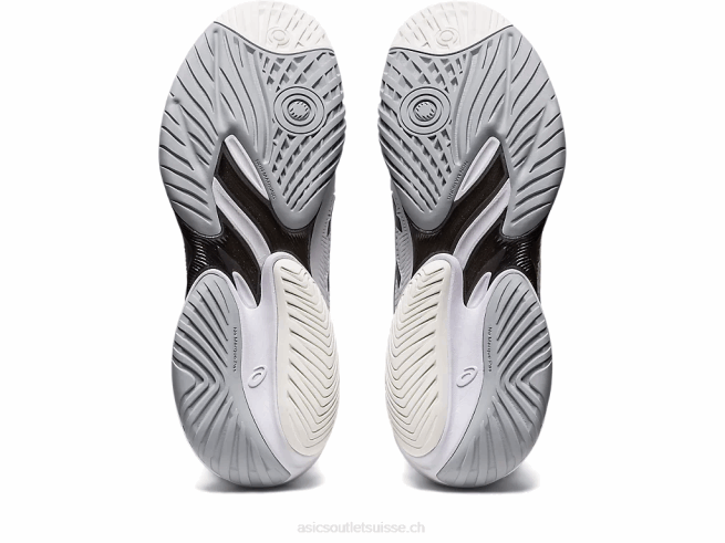 cour ff 3 blanc noir Asics L6N0K384