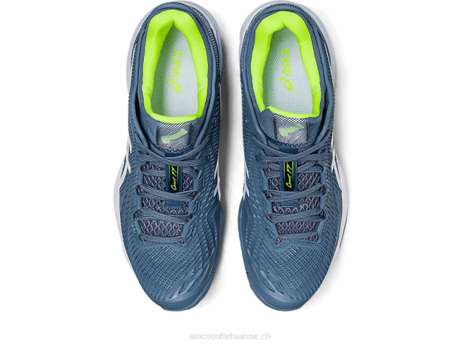 cour ff 3 bleu acier/blanc Asics L6N0K351