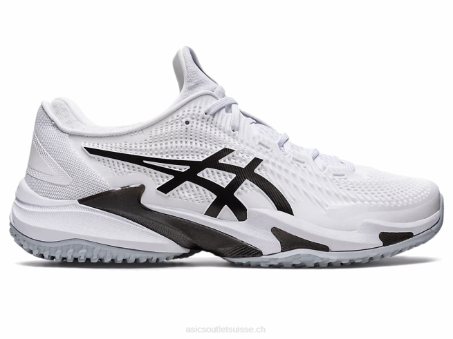 cour ff 3 oc blanc noir Asics L6N0K529