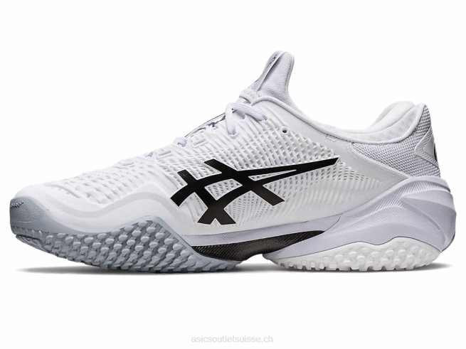 cour ff 3 oc blanc noir Asics L6N0K529