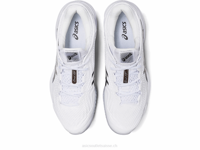 cour ff 3 oc blanc noir Asics L6N0K529