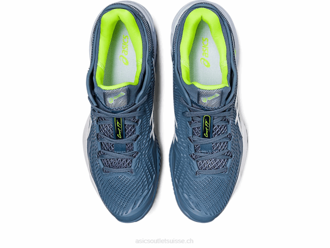 cour ff 3 oc bleu acier/blanc Asics L6N0K546