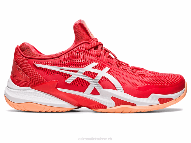 court ff 3 novak rouge feu/blanc Asics L6N0K63