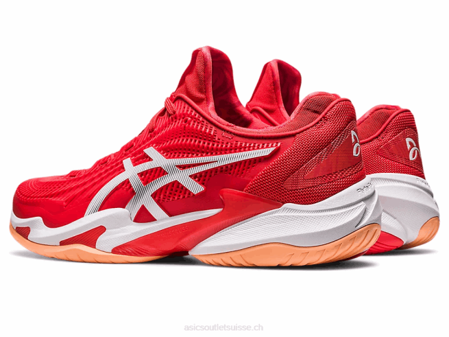 court ff 3 novak rouge feu/blanc Asics L6N0K63