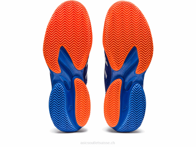 court ff 3 novak terre battue bleu thon/blanc Asics L6N0K568