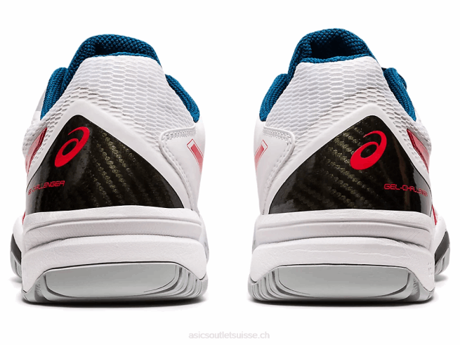 gel-challenger 12 blanc/rouge classique Asics L6N0K1949