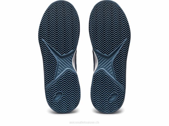 gel-challenger 13 argile bleu acier/blanc Asics L6N0K430