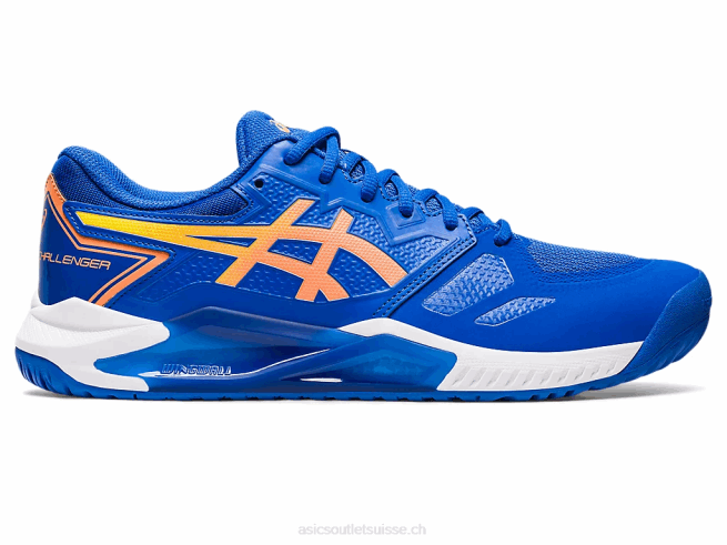 gel-challenger 13 bleu thon/pêche soleil Asics L6N0K69