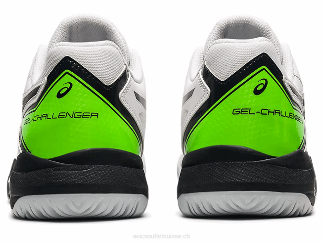 gel-challenger 13 gecko blanc/vert Asics L6N0K1161