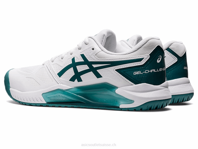 gel-challenger 13 pin blanc/velours Asics L6N0K1203