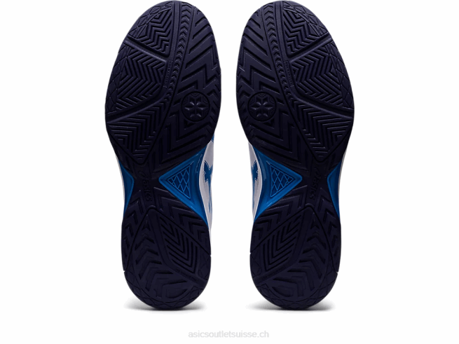 gel-dédié 7 blanc/bleu électrique Asics L6N0K1148