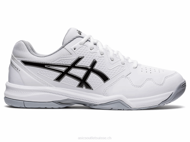 gel-dédié 7 blanc noir Asics L6N0K1771