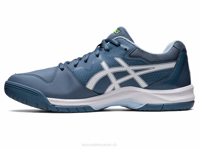 gel-dédié 7 bleu acier/blanc Asics L6N0K412