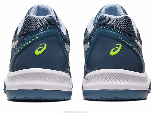 gel-dédié 7 bleu acier/blanc Asics L6N0K412