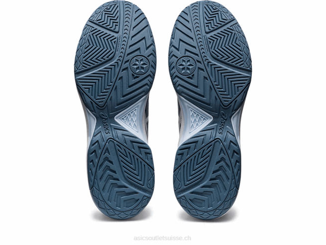 gel-dédié 7 bleu acier/blanc Asics L6N0K412