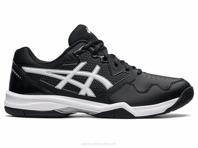 gel-dédié 7 noir blanc Asics L6N0K1773