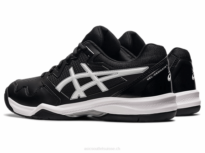 gel-dédié 7 noir blanc Asics L6N0K1773