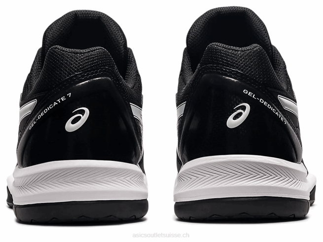 gel-dédié 7 noir blanc Asics L6N0K1773