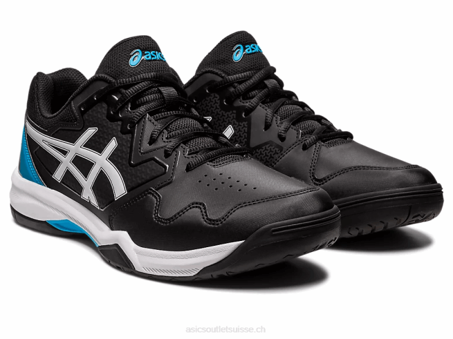 gel-dédié 7 noir/bleu île Asics L6N0K433