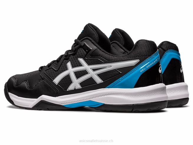 gel-dédié 7 noir/bleu île Asics L6N0K433