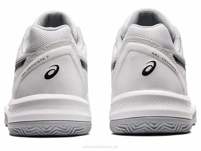 gel-dedicate 7 argile blanc noir Asics L6N0K1583