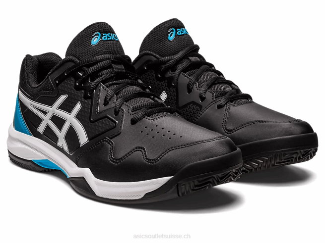 gel-dedicate 7 argile noir/bleu île Asics L6N0K494