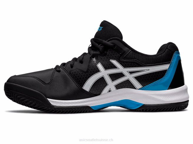 gel-dedicate 7 argile noir/bleu île Asics L6N0K494