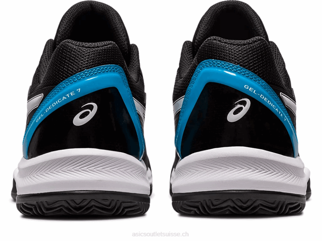 gel-dedicate 7 argile noir/bleu île Asics L6N0K494