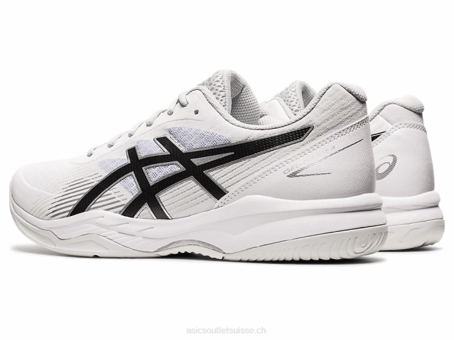 gel-jeu 8 blanc noir Asics L6N0K1944