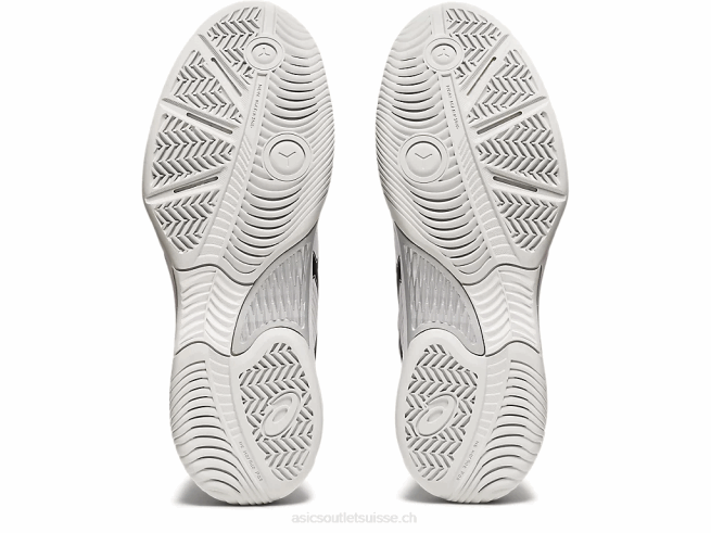 gel-jeu 8 blanc noir Asics L6N0K1944