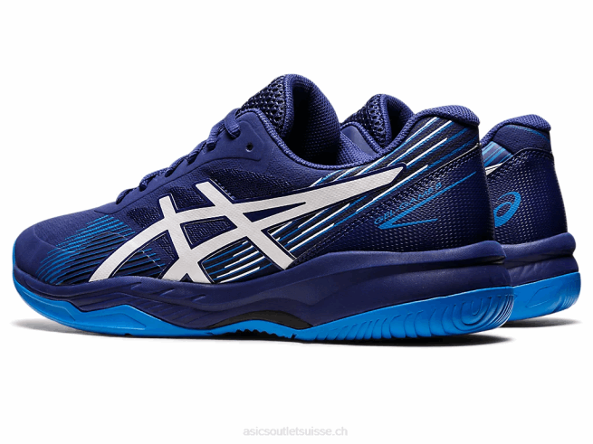 gel-jeu 8 bleu marine/blanc Asics L6N0K1149