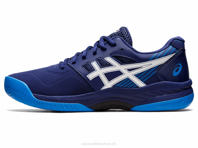 gel-jeu 8 bleu marine/blanc Asics L6N0K1149