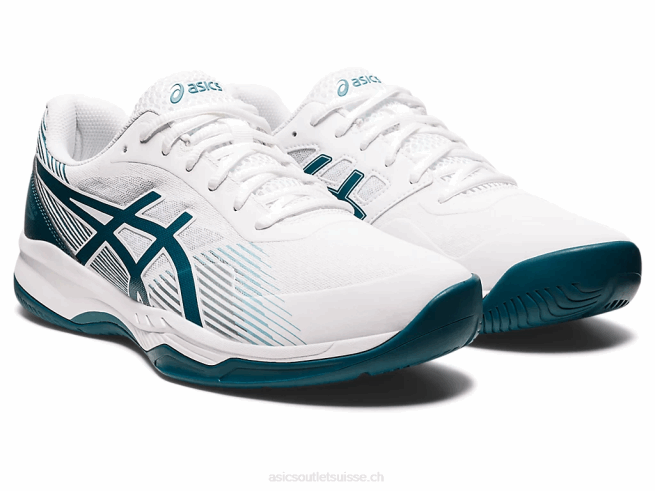 gel-jeu 8 pin blanc/velours Asics L6N0K1246