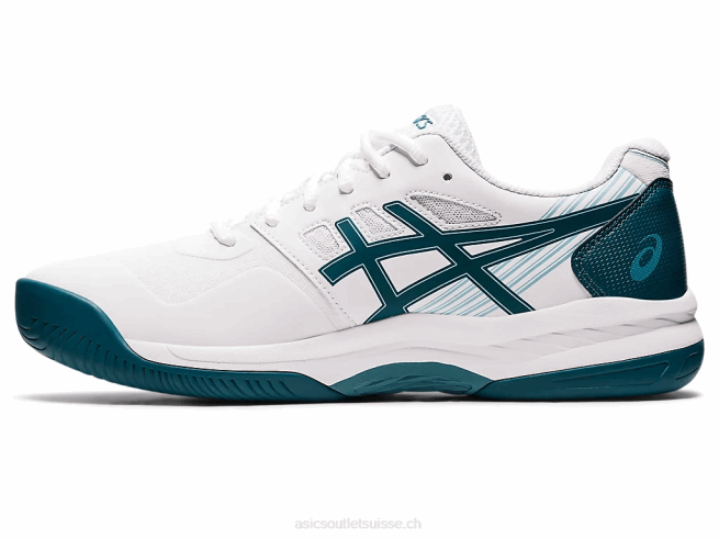 gel-jeu 8 pin blanc/velours Asics L6N0K1246