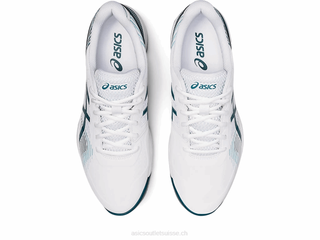 gel-jeu 8 pin blanc/velours Asics L6N0K1246