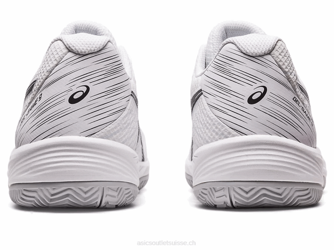 gel-jeu 9 argile/oc blanc noir Asics L6N0K432