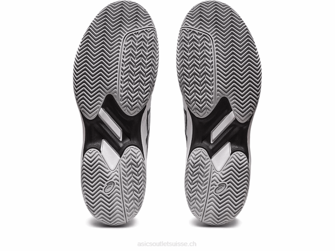 gel-jeu 9 argile/oc blanc noir Asics L6N0K432