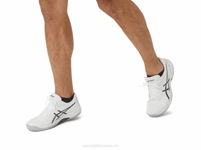 gel-jeu 9 argile/oc blanc noir Asics L6N0K432