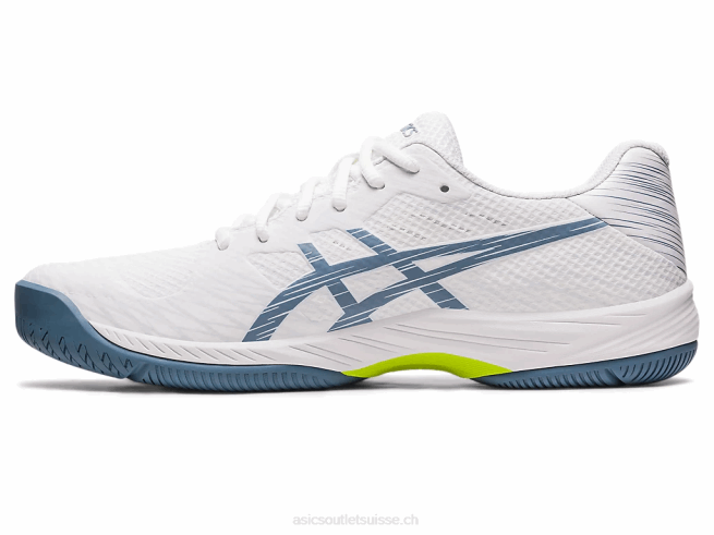 gel-jeu 9 blanc/bleu acier Asics L6N0K410