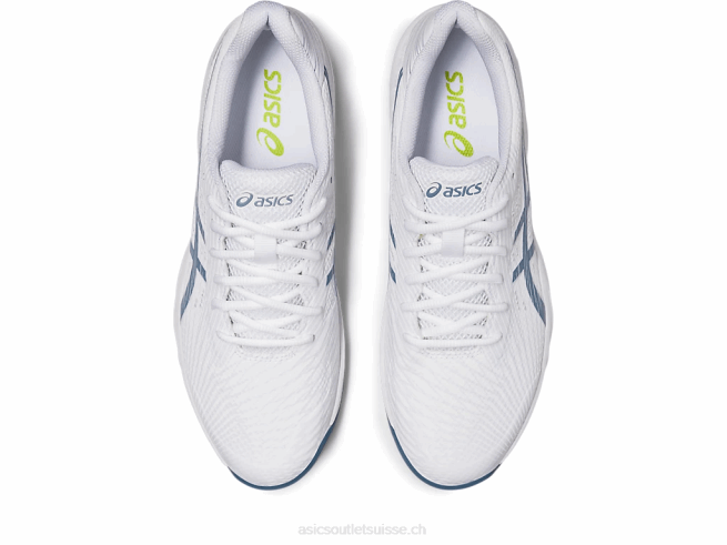 gel-jeu 9 blanc/bleu acier Asics L6N0K410