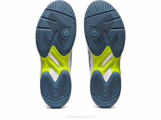 gel-jeu 9 blanc/bleu acier Asics L6N0K410