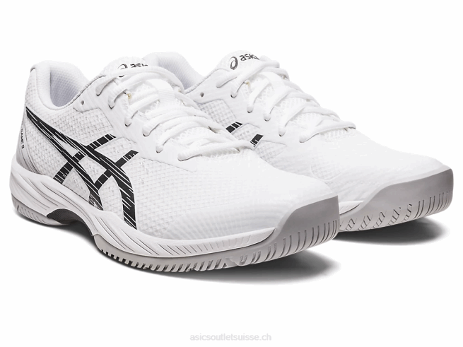 gel-jeu 9 blanc noir Asics L6N0K440