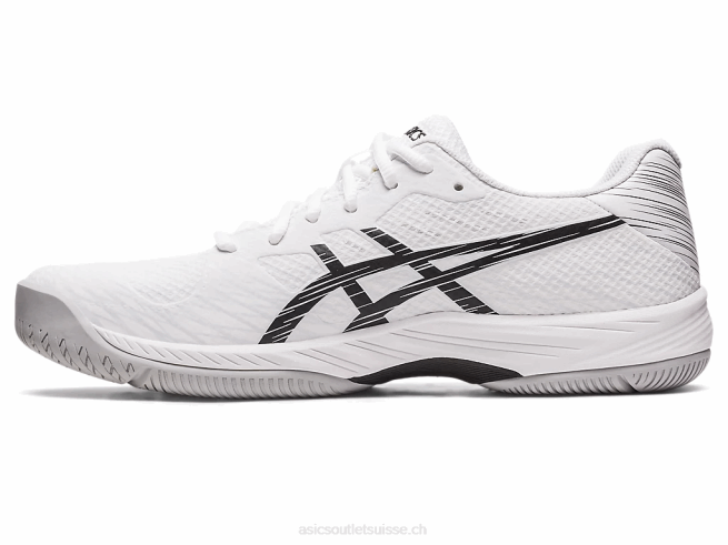 gel-jeu 9 blanc noir Asics L6N0K440