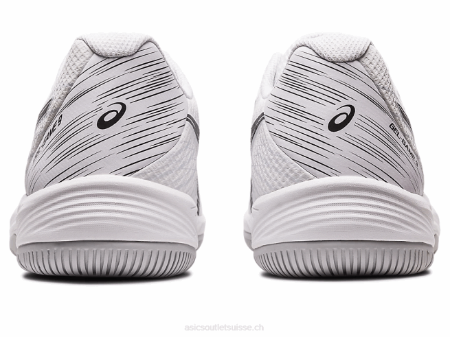 gel-jeu 9 blanc noir Asics L6N0K440