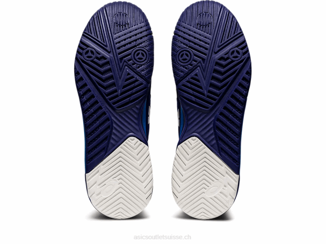gel-résolution 8 bleu marine/blanc Asics L6N0K1165