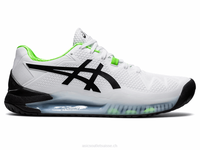 gel-résolution 8 gecko blanc/vert Asics L6N0K1852