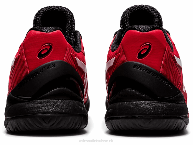 gel-résolution 8 rouge électrique/blanc Asics L6N0K1747