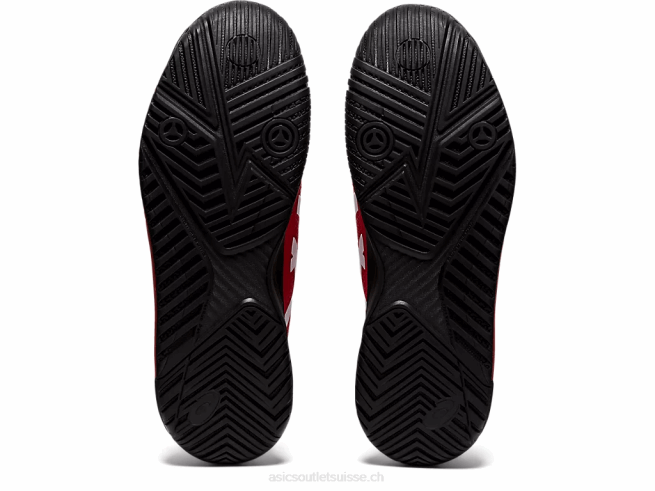 gel-résolution 8 rouge électrique/blanc Asics L6N0K1747